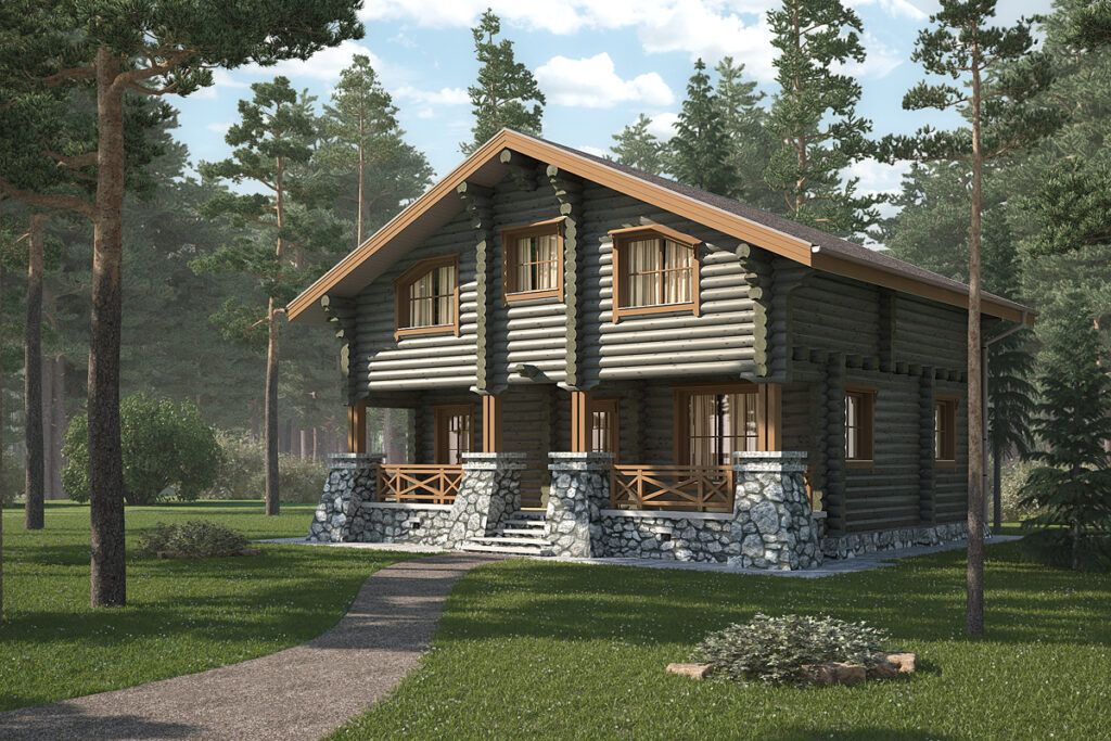 ЗРУБИ будинків та бань під ключ! Шліфування, покраска та конопатка зрубів. Зруб